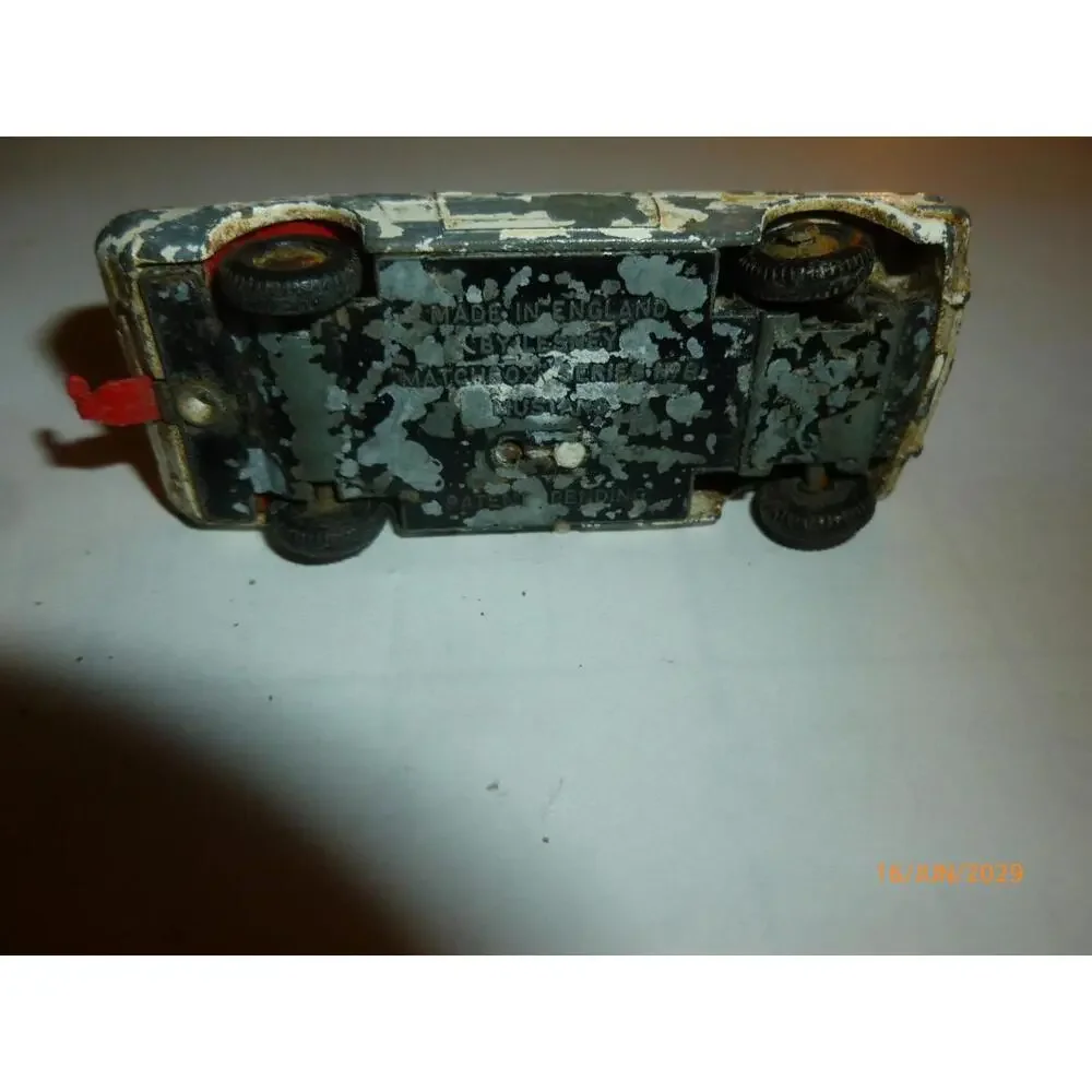 Matchbox Diecast Car Excellent No 55 Superfast Mercury Police‎ Car Wagon Vtg
